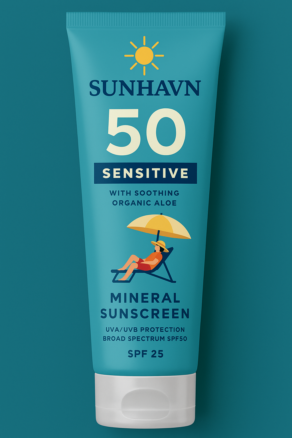Sunhavn Sensitive Organic Aloe SPF 50 Sunscreen Lotion